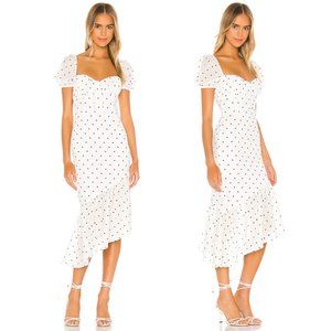 NEW Privacy Please Mackenzie Midi Dress Polka Dot